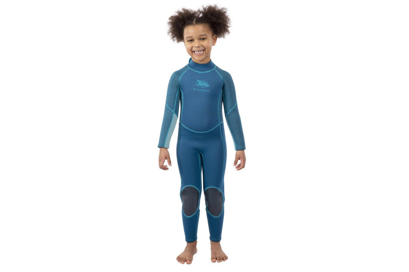 Trespass Childrens/Kids Lillian Wetsuit (Cosmic Blue Marl) (3-4 Years)