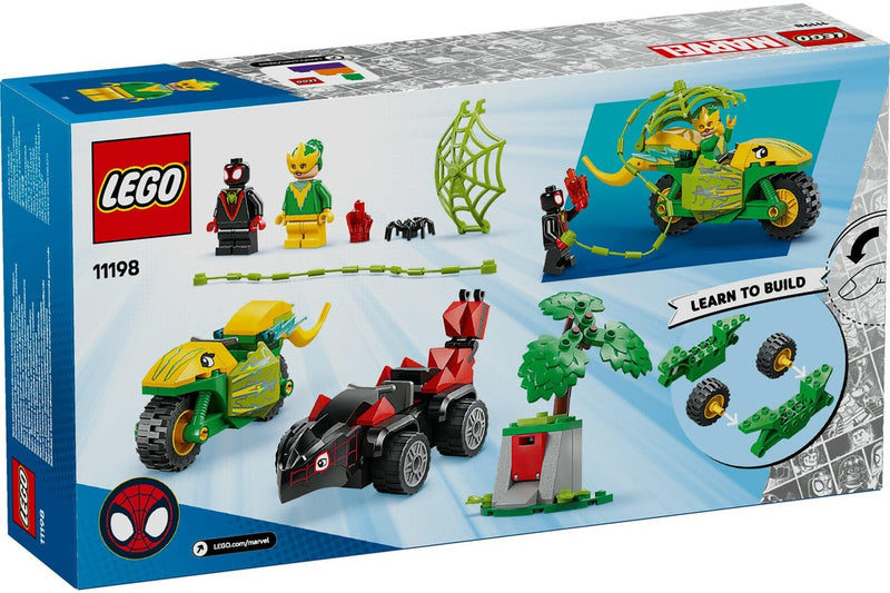 LEGO Marvel: Spin and Electro Dinosaur Vehicle Chase - (11198)