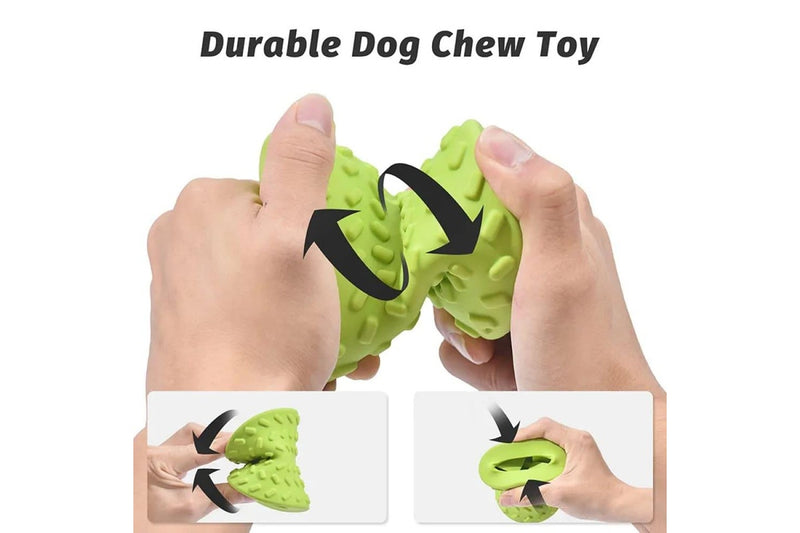 Treat Dispensing Dog Toy Durable Rubber