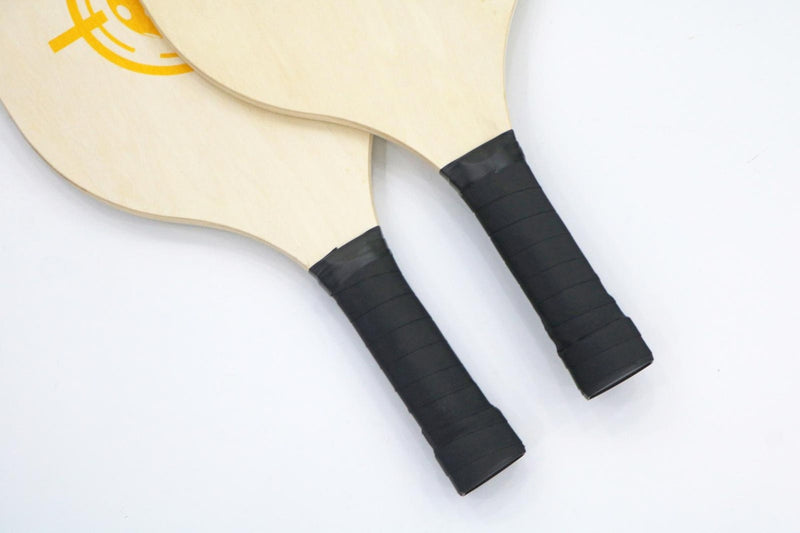 Wooden Pickleball Paddle & Ball Set with Carry Bag