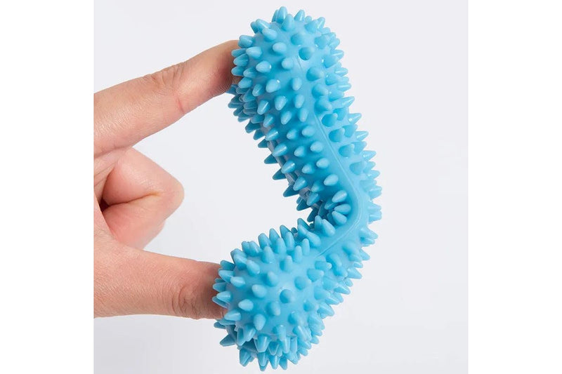 Pet Dog Toys For Small Dogs Chews Tpr Knot Bite Resistant Molar Teeth Cleaning - Blue - Blue - Style 9