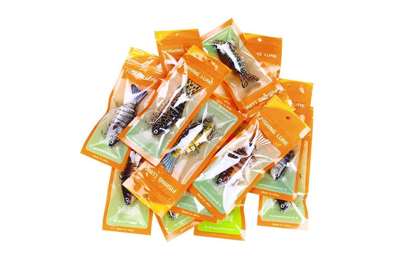 7 Section Vib Minnow Fishing Lures 10cm 15g