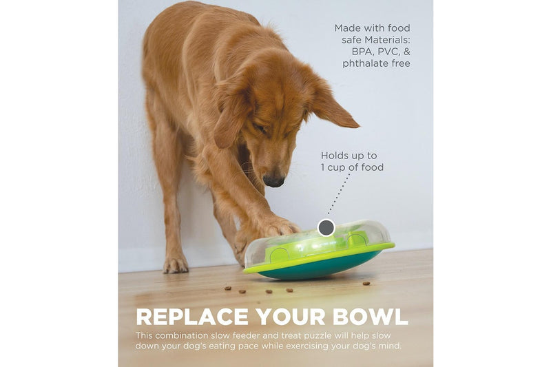 Outward Hound: Nina Ottosson - Wobble Bowl Interactive Treat Puzzle - Dog Toy