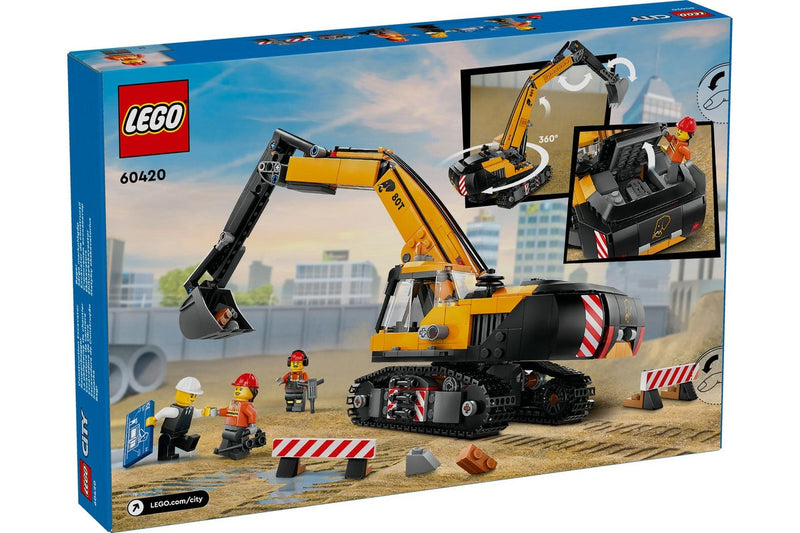 LEGO City: Yellow Construction Excavator - (60420)