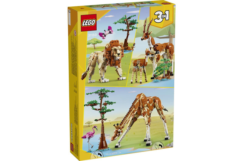 LEGO Creator: 3-In-1 - Wild Safari Animals (31150)