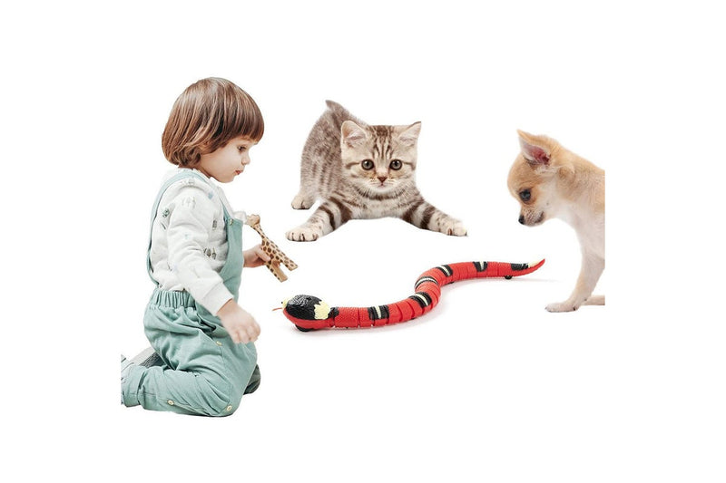 Smart Sensing Cat Toys Interactive Automatic Electronic Snake