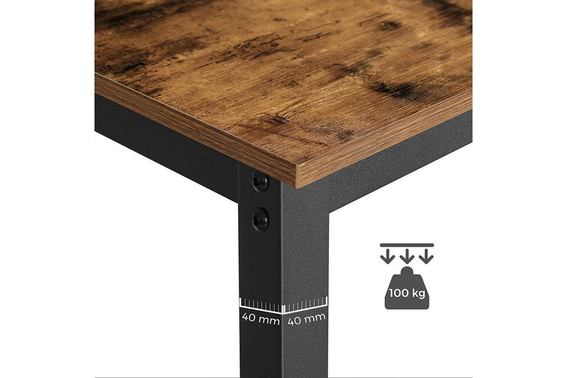 Vasagle Dining Bar Table Set - Rustic Brown