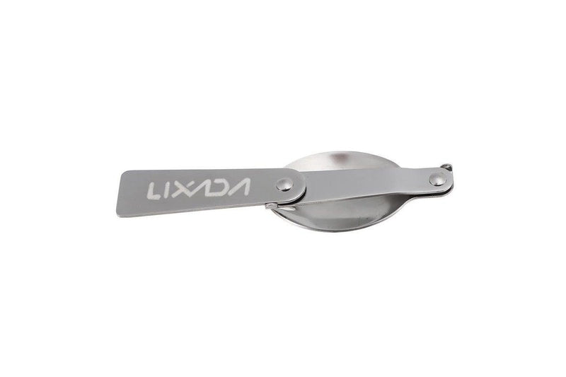 Lixada Pack Of 2 Outdoor Foldable Stainless Steel Spoon - Standard