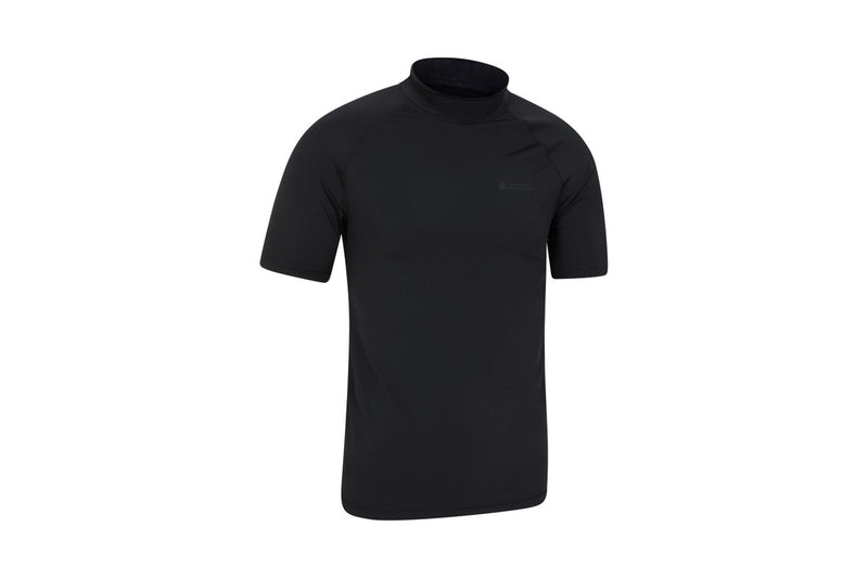 Mountain Warehouse Mens Rash Guard (Pack of 2) (Black) (L)