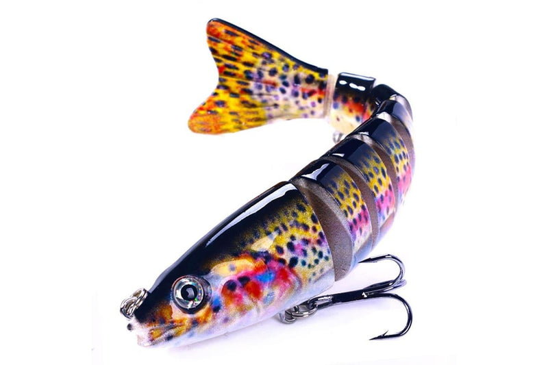 Multi Section Fish Minnow Bionic Sinking Lures 12.8cm 18g