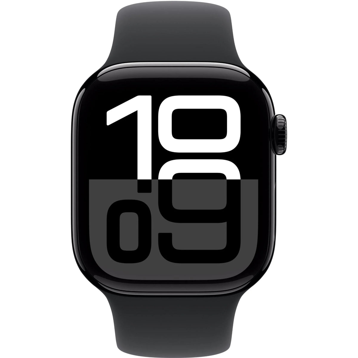Apple Watch Series 10 GPS + Cellular 46mm Jet Black Aluminium - Sport Band
