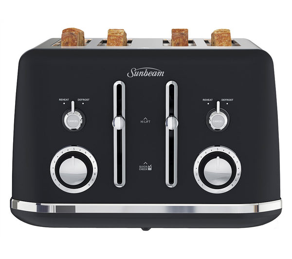 Sunbeam Alinea 4 Slice Toaster Black