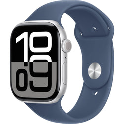 Apple Watch Series 10 GPS + Cellular 46mm Silver Aluminium - Sport Band