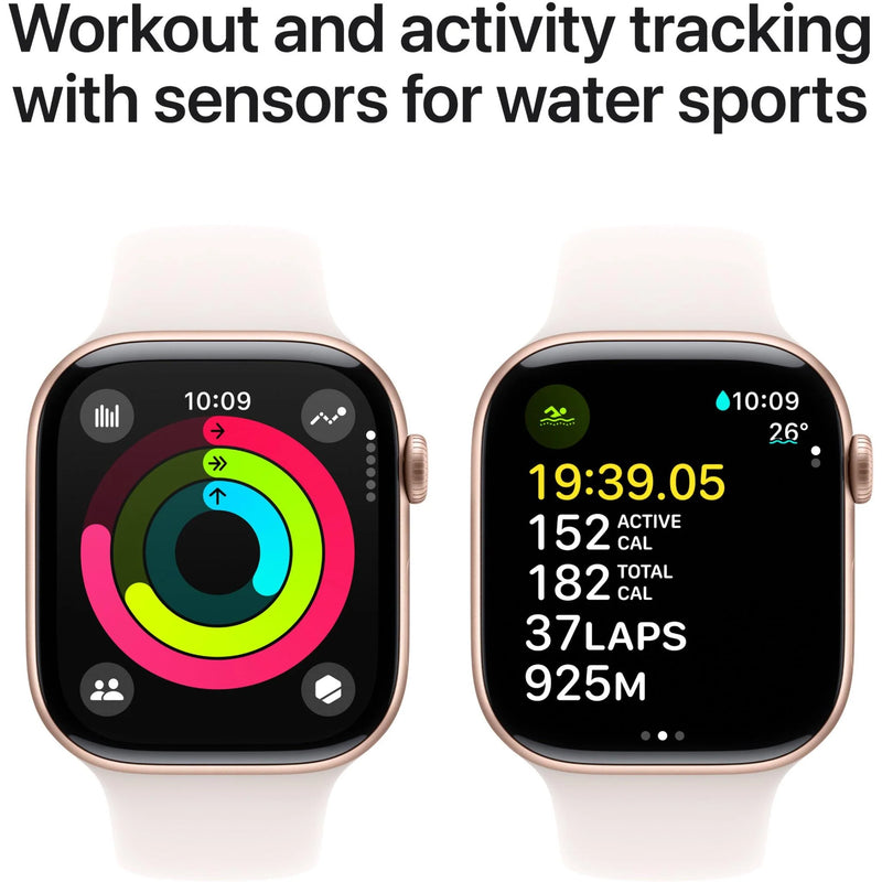 Apple Watch Series 10 GPS 46mm Rose Gold Aluminium - Sport Band