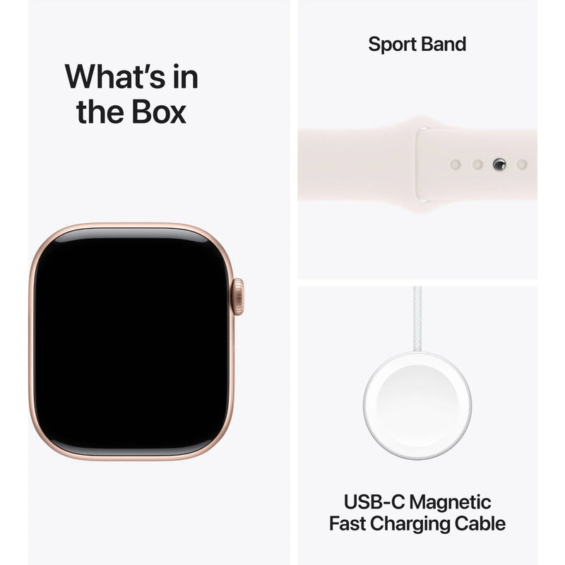 Apple Watch Series 10 GPS 46mm Rose Gold Aluminium - Sport Band