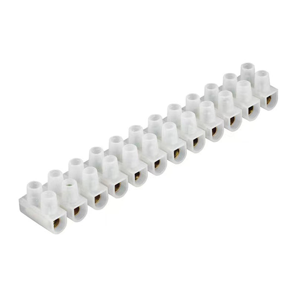 12 Way 10A Strip Connector - Transparent