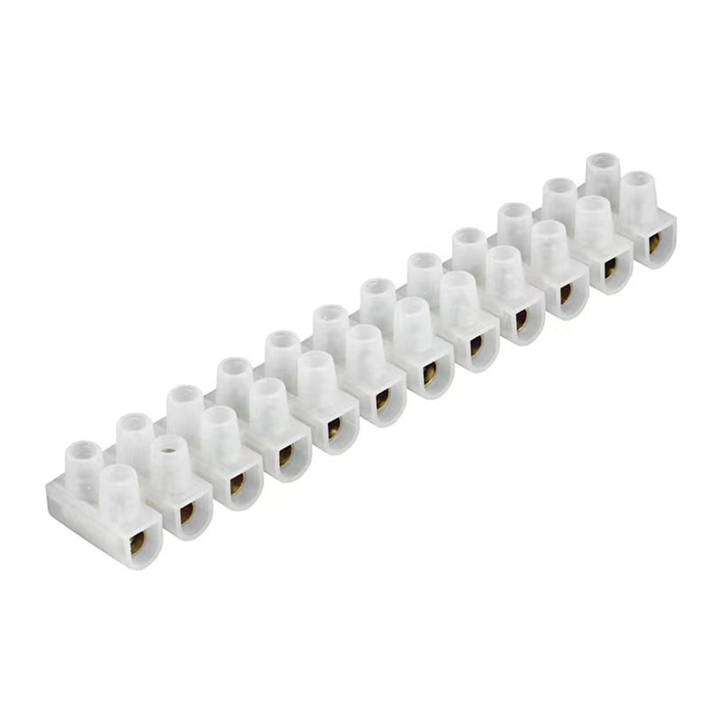 12 Way 10A Strip Connector - Transparent