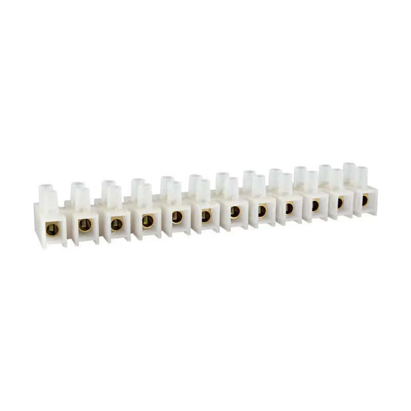 12 Way 16A Strip Connector - Transparent