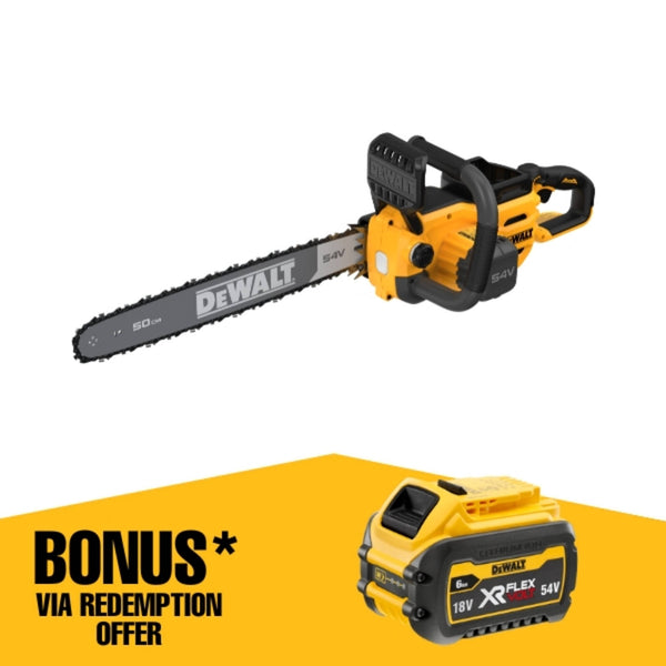 DEWALT 54V 50cm Flexvolt Chainsaw DCMCS575N-XE - Skin Only