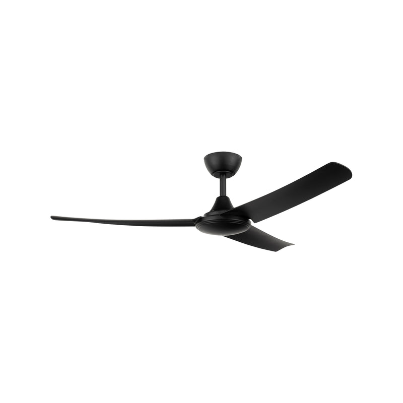 Brilliant 132cm Black Matt Duque 3 Blade DC Ceiling Fan With Remote