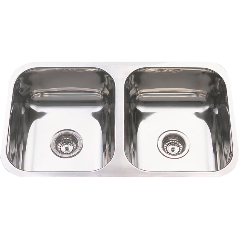 Sinx 780 x 445mm Double Under Mount Project Sink Bowl