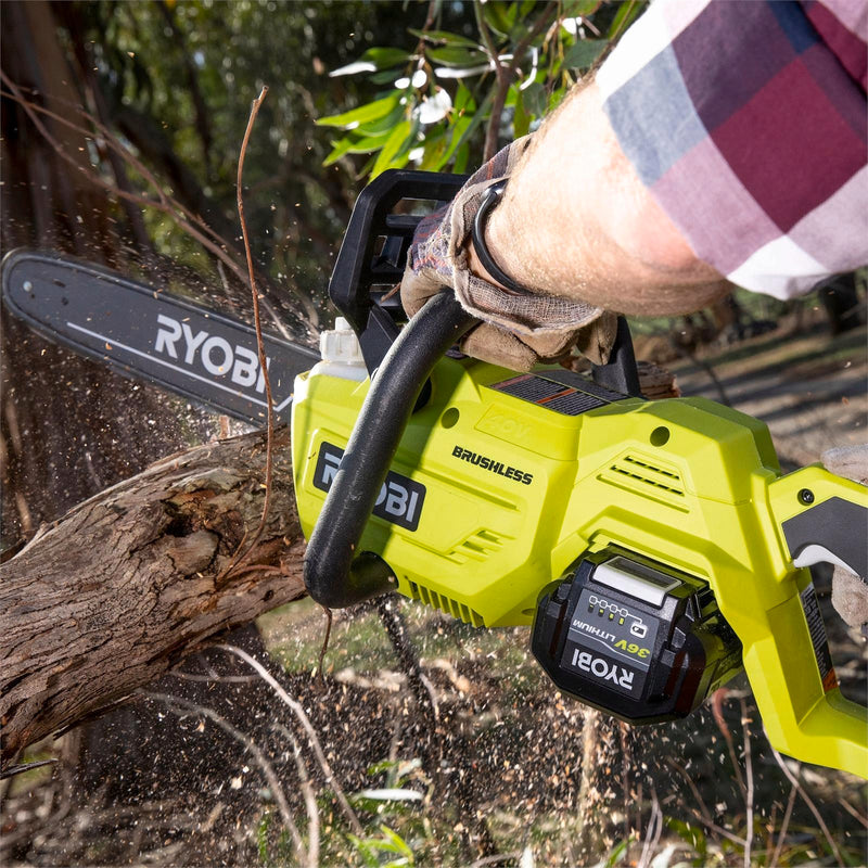 Ryobi 36V 4.0Ah 14" 35cm Brushless Cordless Chainsaw Kit