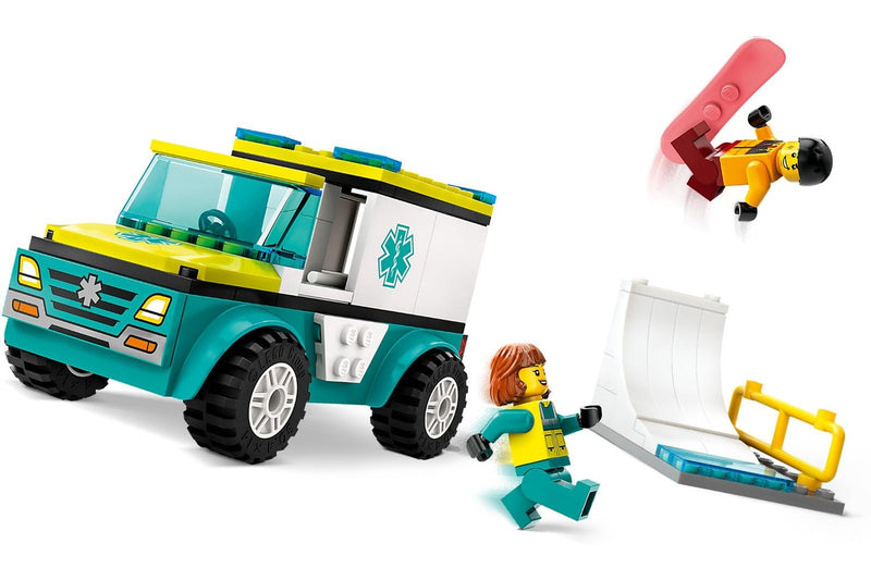 LEGO City: Emergency Ambulance & Snowboarder - (60403)