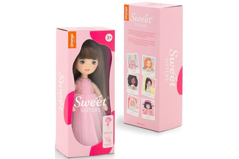 Orange Toys: Sweet Sisters - Sophie In A Pink Dress With Roses