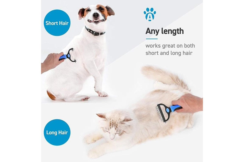 Wide Double Sided - Pet Grooming Brush