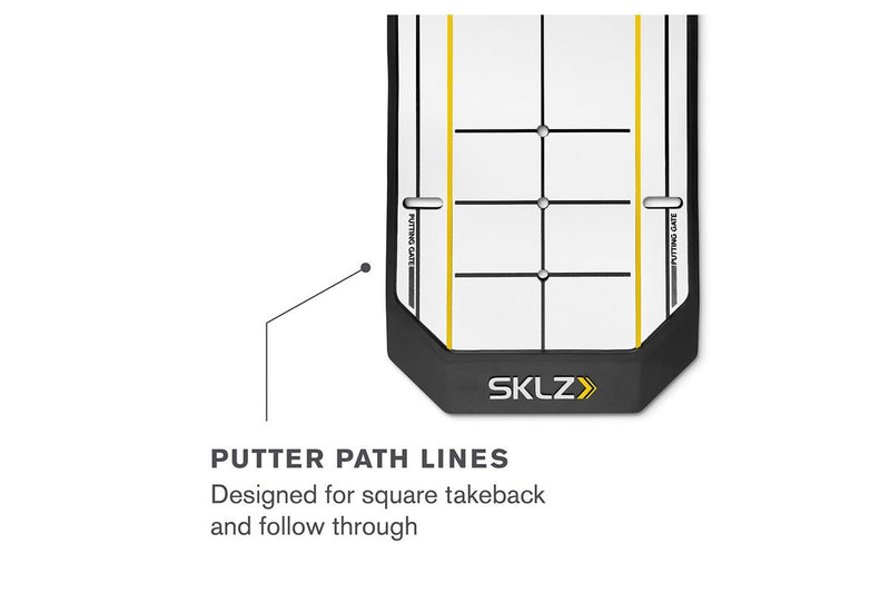 SKLZ 12in Portable True Line Golf Alignment Training Practice Putting Tool