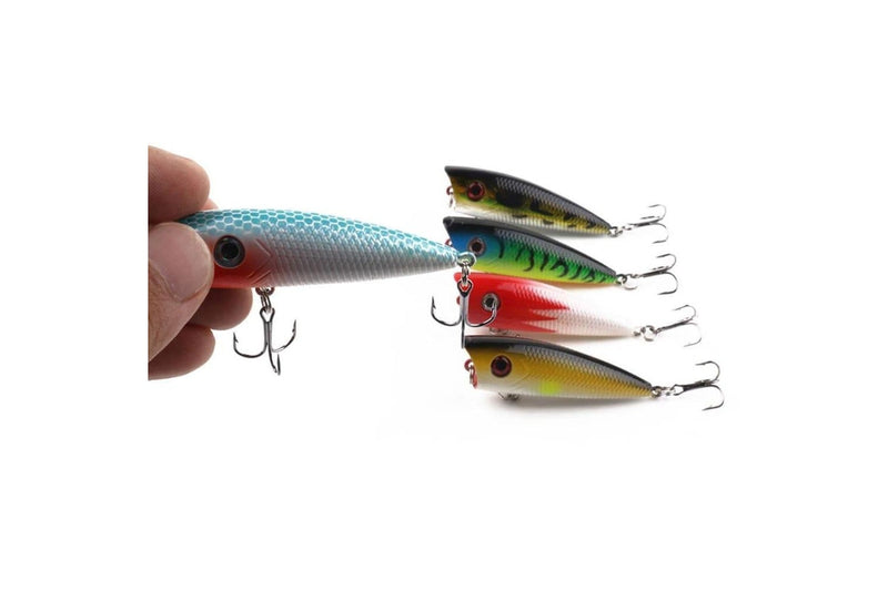 5 Piece 6cm/6g Hard Bait Fishing Lure Set For Saltwater And Freshwater