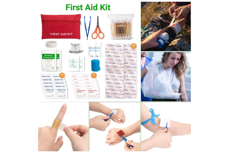 232Pcs Emergency Survival Kit, First Aid Kit Professional Survival Gear Tool B