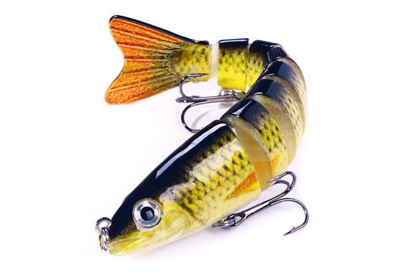 Multi Section Fish Minnow Bionic Sinking Lures 12.8cm 18g