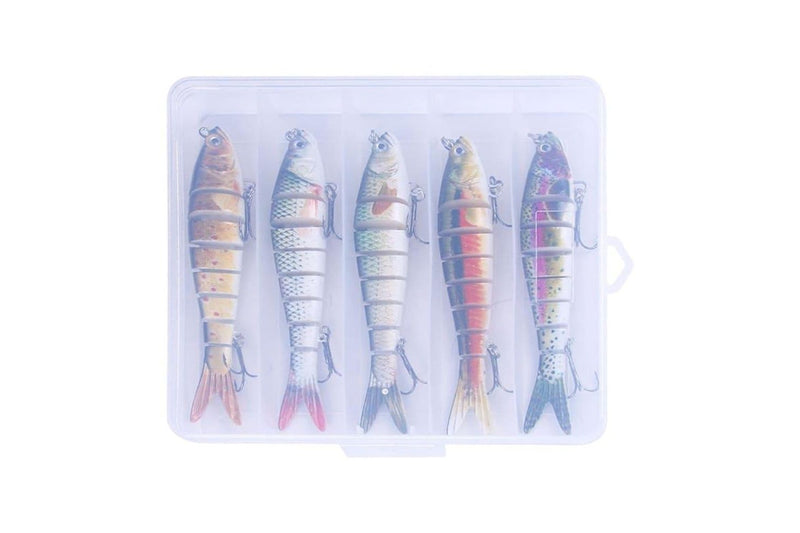 5 Piece Plastic Bionic Hard Bait For Sea Fishing