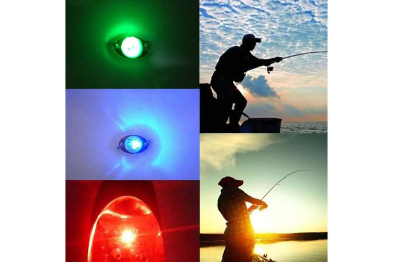 Metal Glowing Led Fish Lure For Underwater Fishing