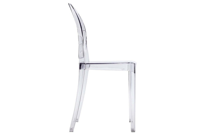 Matt Blatt Set of 2 Philippe Starck Victoria Ghost Chair Replica (Clear)