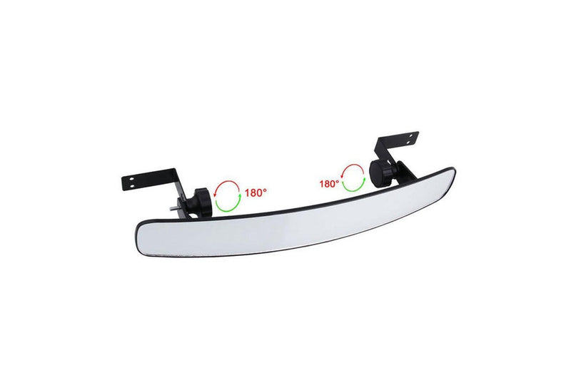 Adjustable Central Rear View Convex Golf Cart Mirror Replacement Compatible with Ezgo Club Car Yamaha