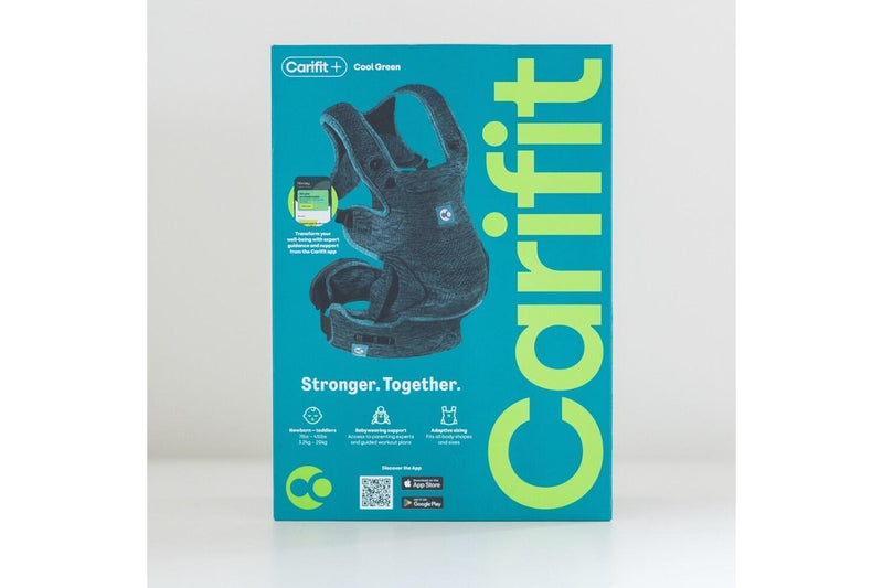 Carifit: Carifit+ Multi-Position Baby Carrier - Cool Green