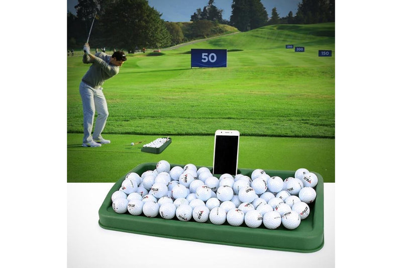 100 Balls Golf Service Box With Phone Stand - Black Character Pattern