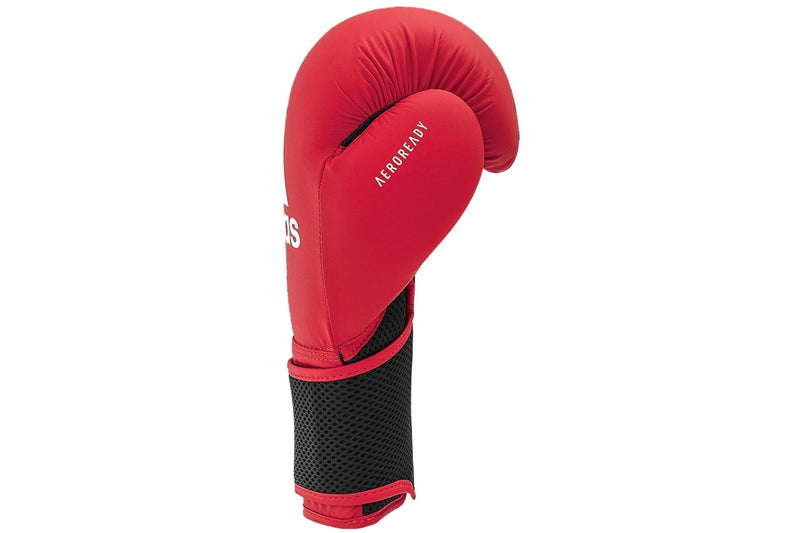 Adidas Hybrid 25 Boxing Gloves - Red / White - 14oz