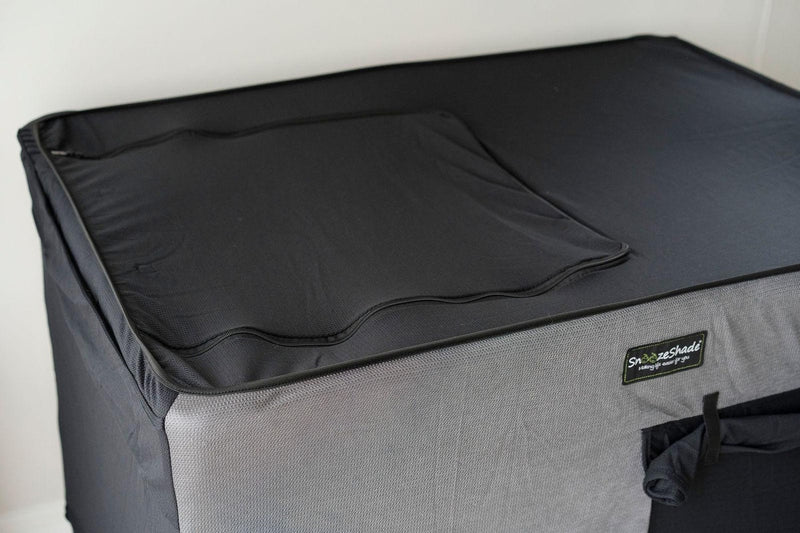 SnoozeShade: Travel Cot Blackout Cover