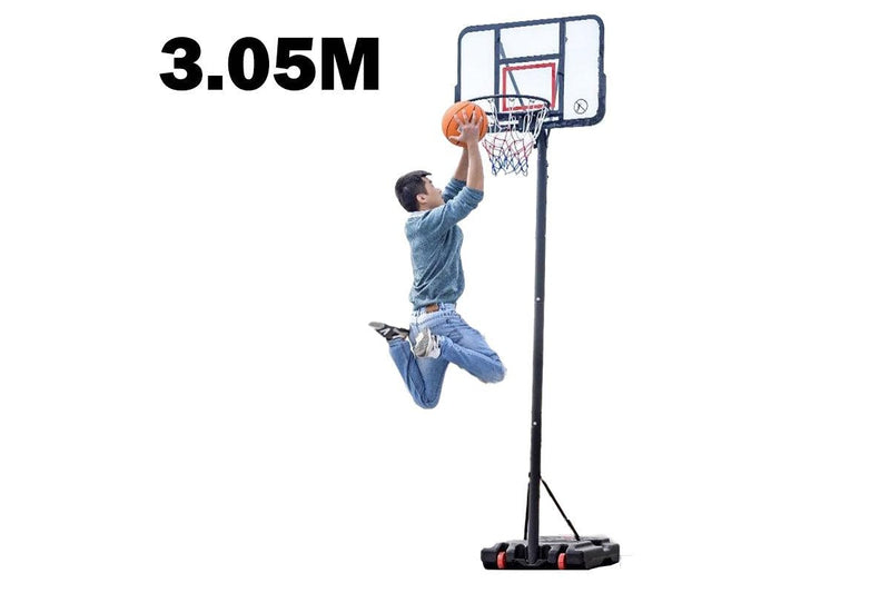 Basketball Hoop Stand with backboard 3.05 M Adjustable Height Promo