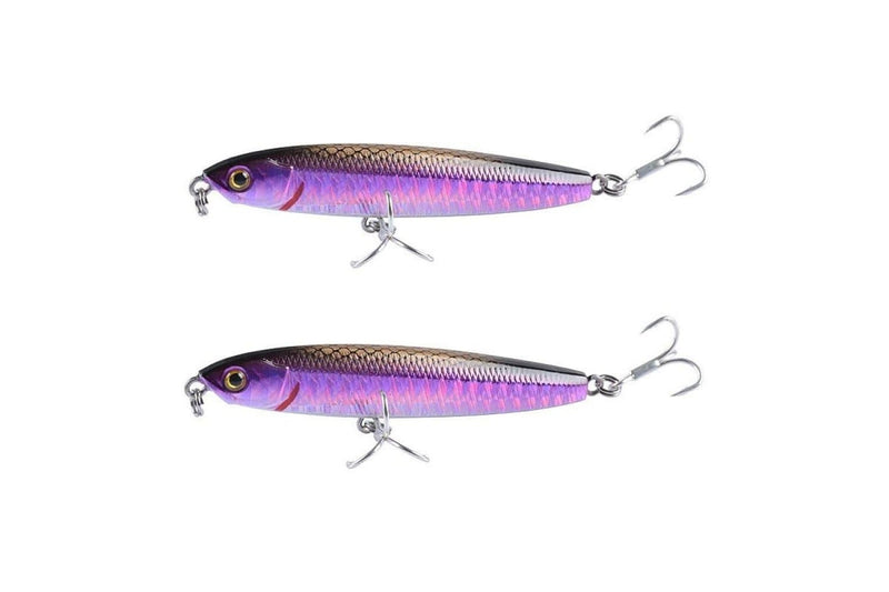 Pack Of 2 Ch79 Sinking Pencil Lures 10.4cm 18g Long Casting Hard Bait