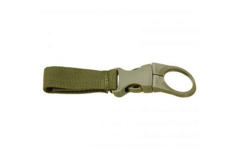 Carabiners Outdoor Tactical Nylon Webbing Water Bottle Hang Buckle Light Khaki - Khaki