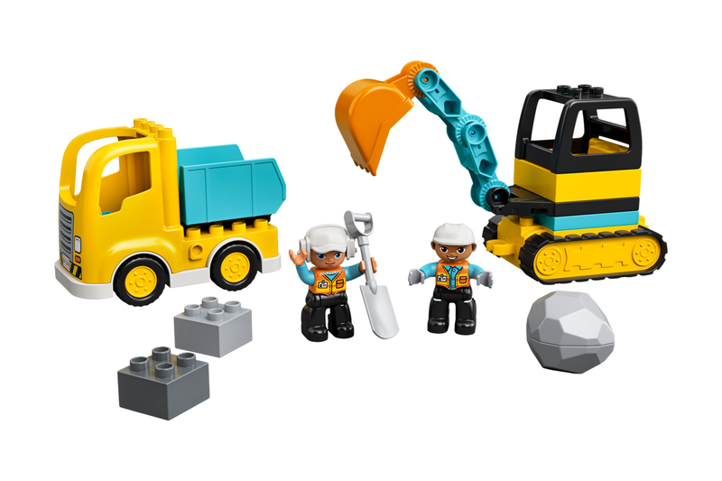 LEGO DUPLO: Truck & Tracked Excavator - (10931)