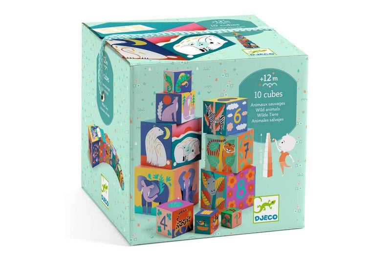 Djeco: Wild Animal Blocks