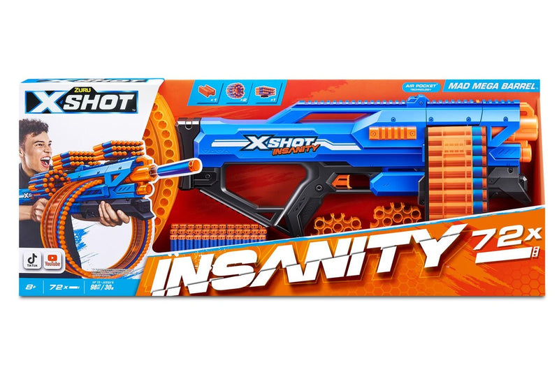 Zuru: X-Shot Insanity - Mad Mega Barrel Blaster