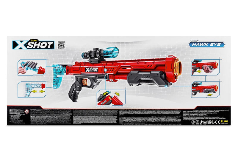 Zuru: X-Shot - Hawk Eye Blaster (Red)