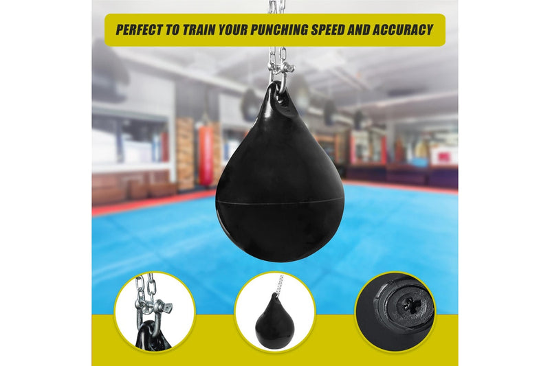 30L Water Punching Bag Aqua with D-Shackle and Chain