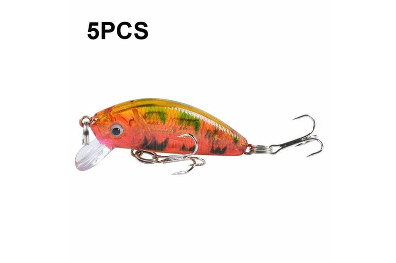 Pack Of 5 5cm 3.6g Bionic Mino Hard Lures